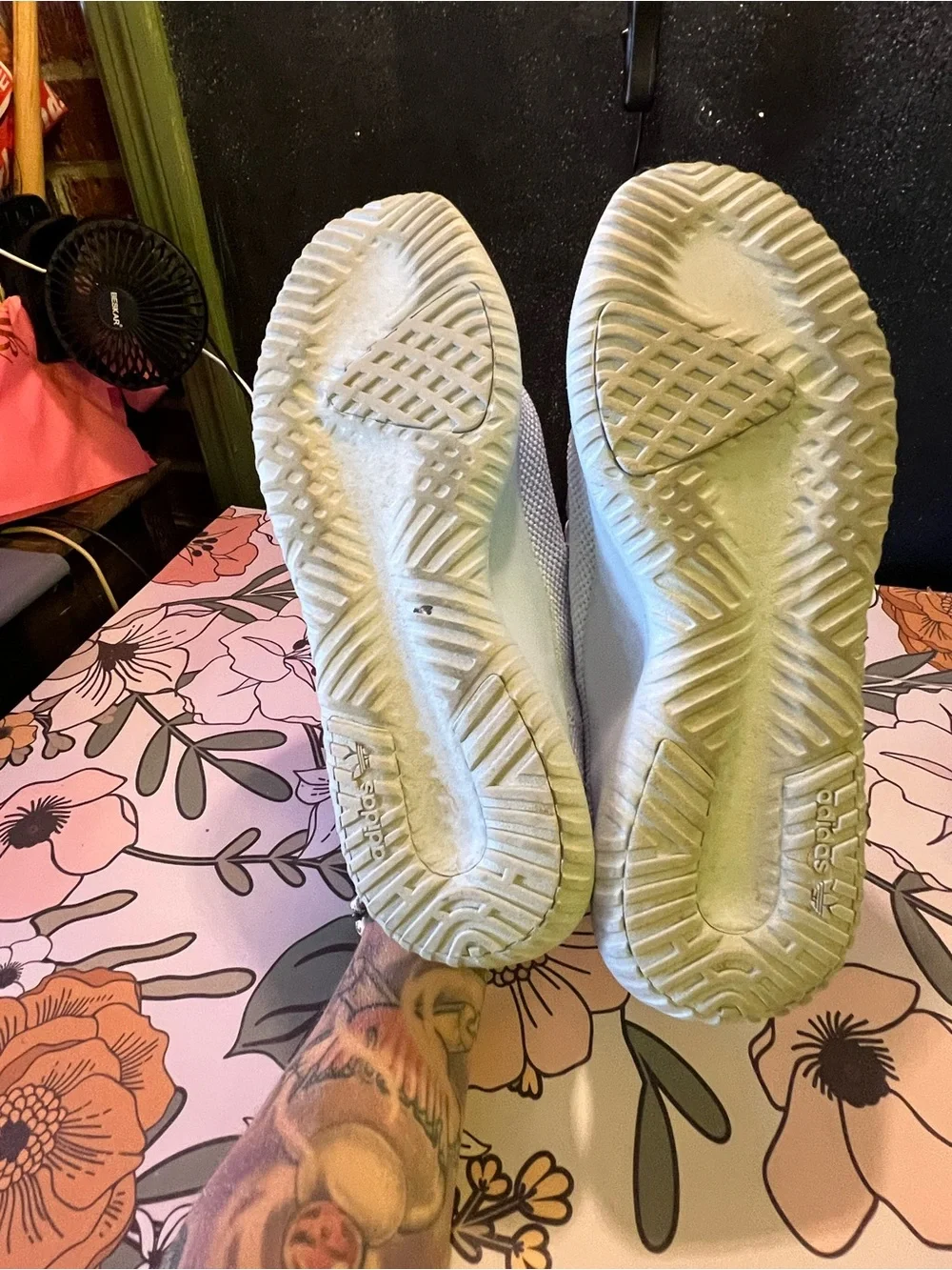 adidas Light Mint Green Men's Athletic Sneakers item# 71
